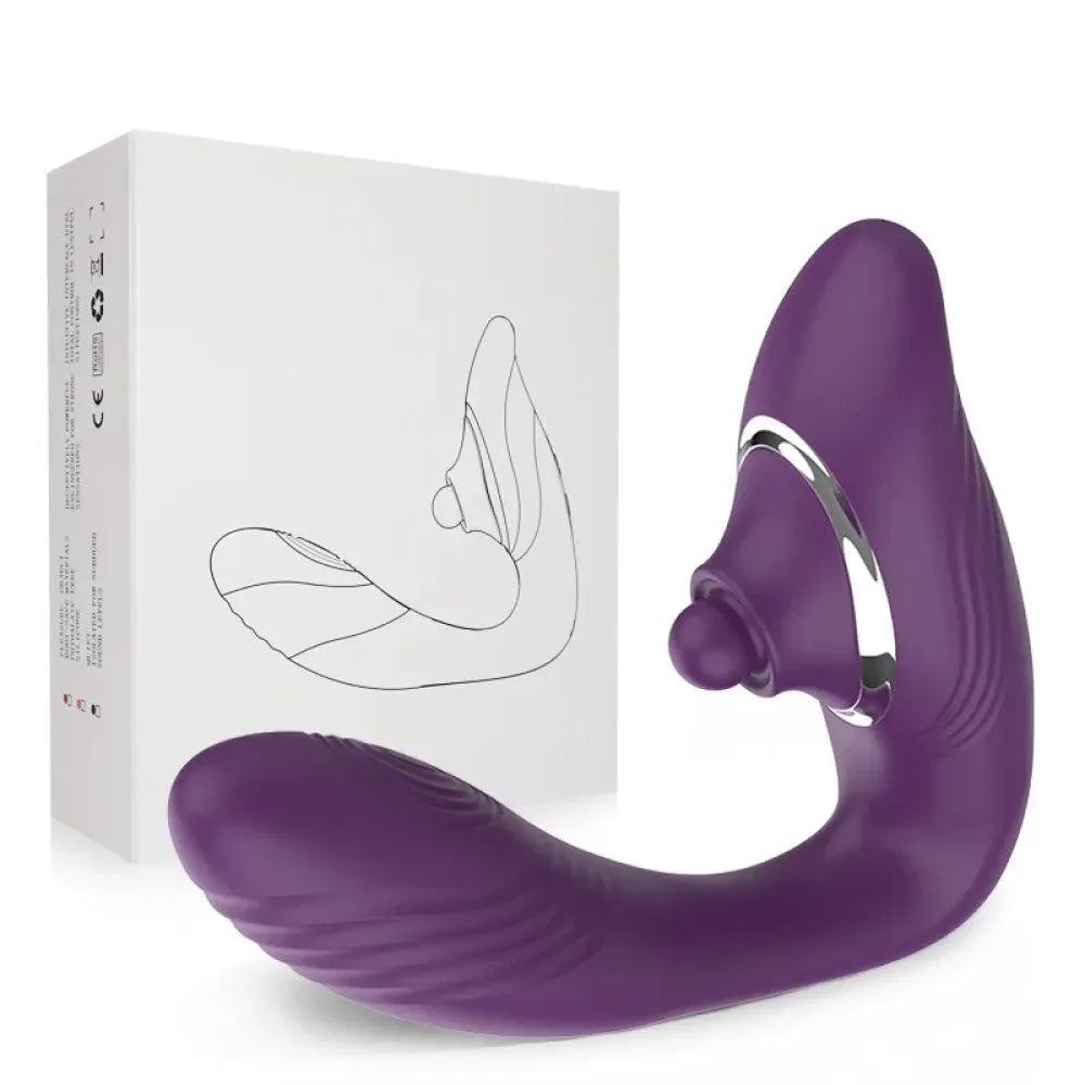 10 Mode Dual Stimulation Vibrator For Women Clit & G-Spot