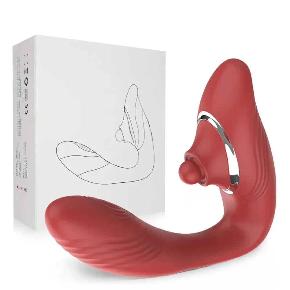 10 Mode Dual Stimulation Vibrator For Women Clit & G-Spot
