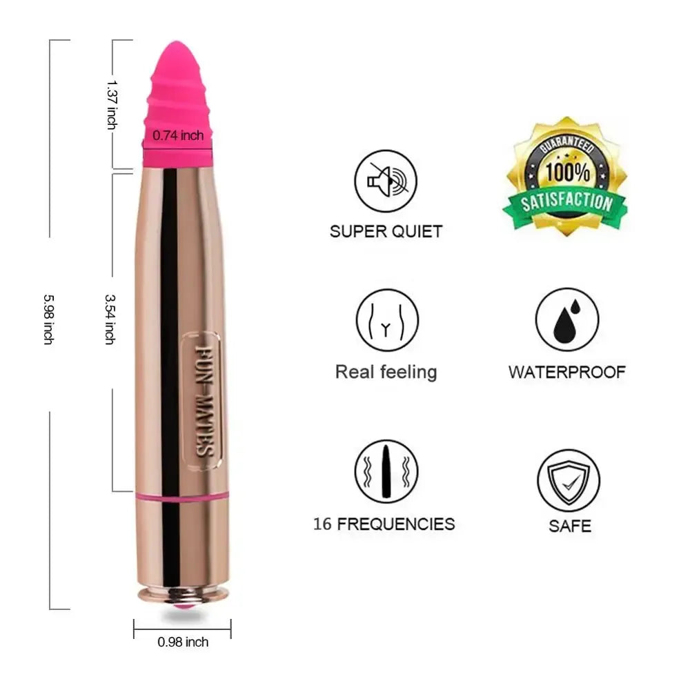 16 Speed Lipstick Vibrator For Women G Spot & Clit