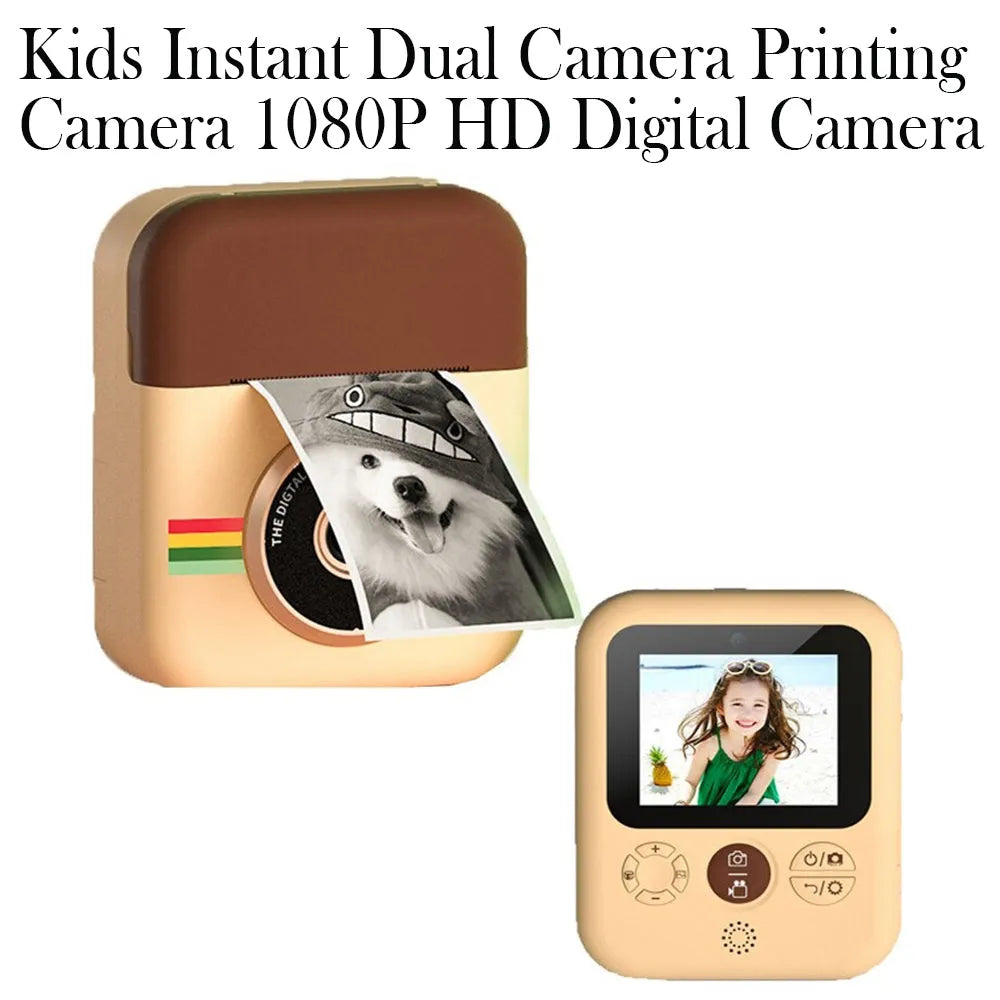 Vibe Geeks Thermal Printing Children’s Camera dual