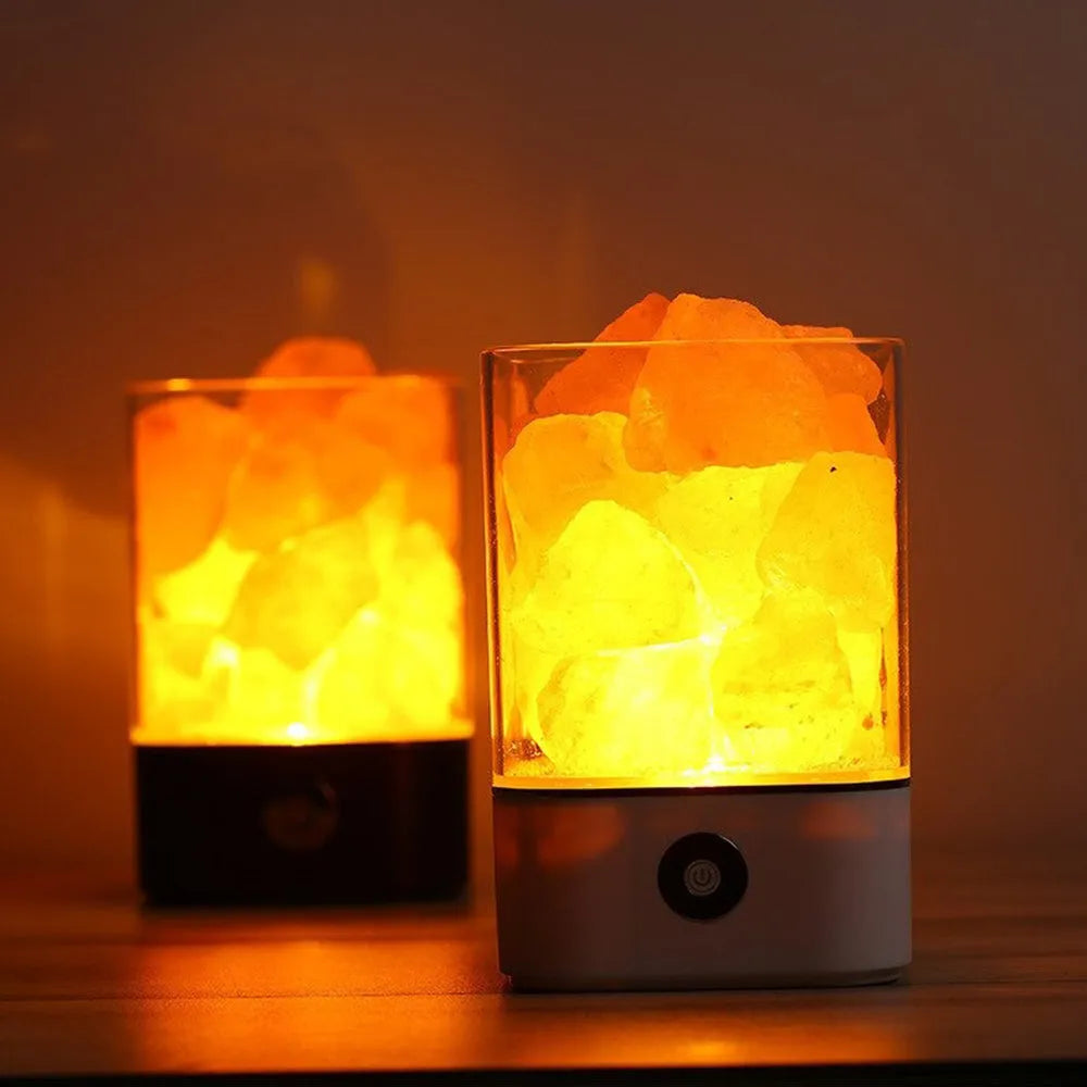 Vibe Geeks Ultrasonic Aromatherapy Himalayan Salt Lamp