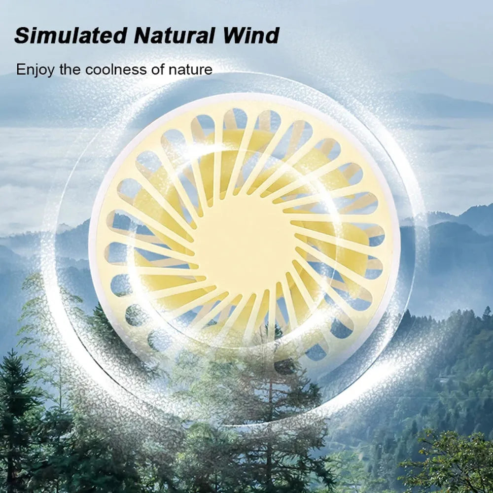 Vibe Geeks Portable Handsfree Bladeless USB Rechargeable