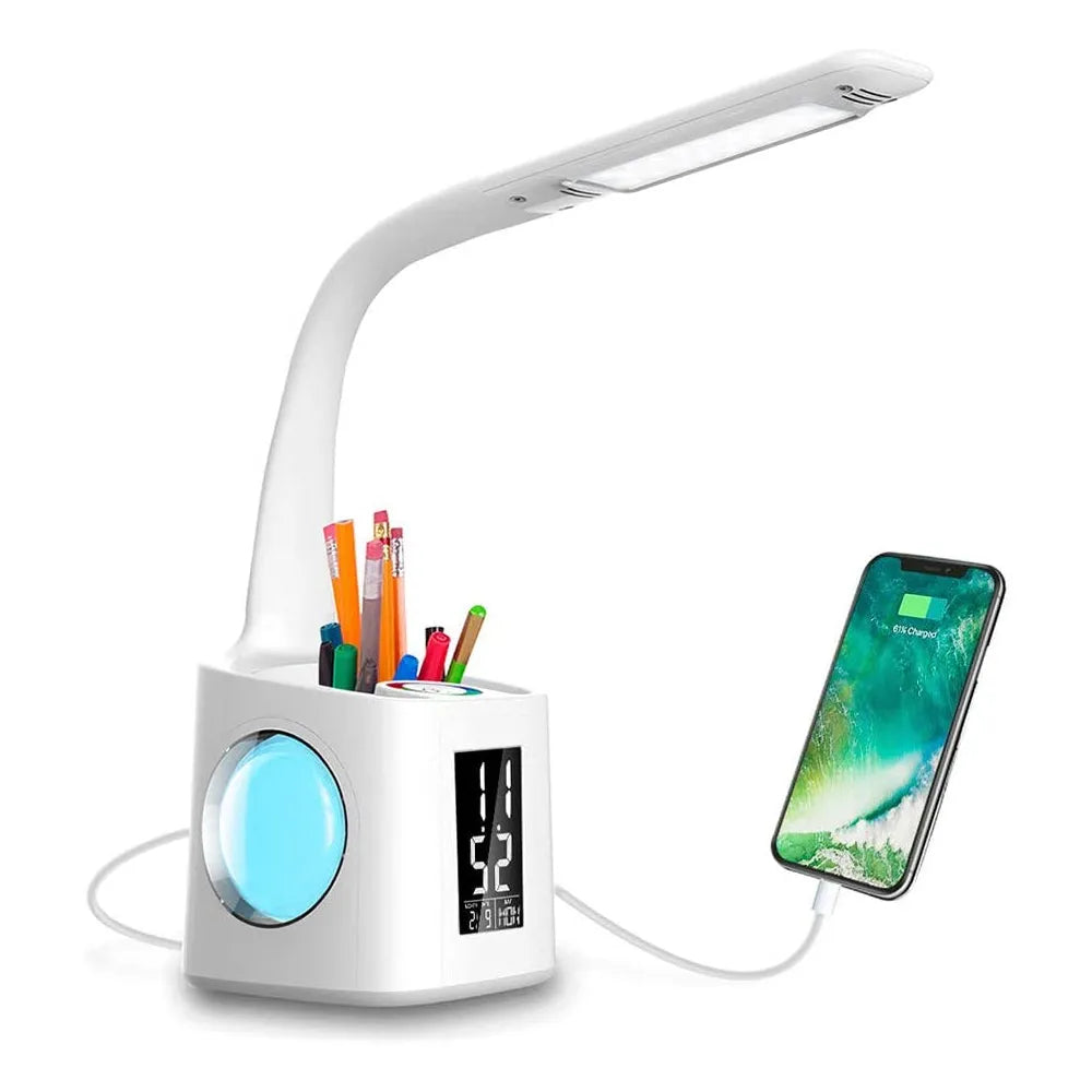 Vibe Geeks Multifunctional LED Dimmable Desk Lamp