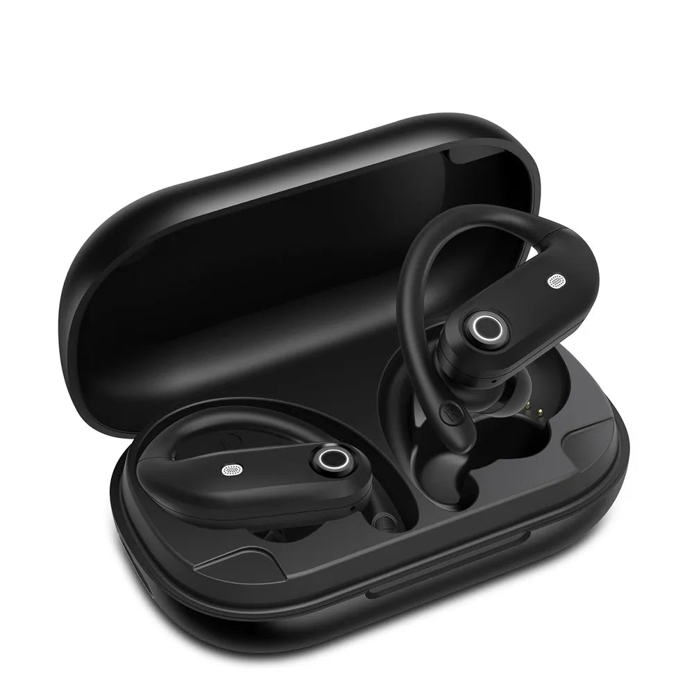 Vibe Geeks TWS Wireless Earbuds Over Ear Earphones with USB