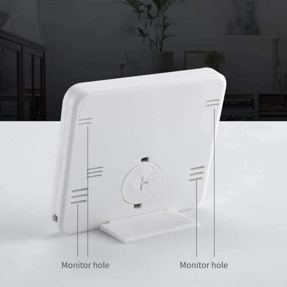 Vibe Geeks Thermometer and Humidity Monitor with 3.2” LCD