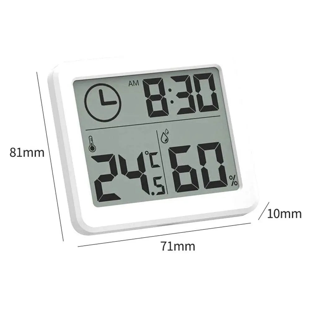 Vibe Geeks Thermometer and Humidity Monitor with 3.2” LCD
