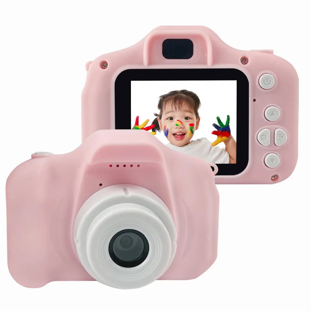 Vibe Geeks Mini Digital Kids Camera with 2 Inch screen in 3