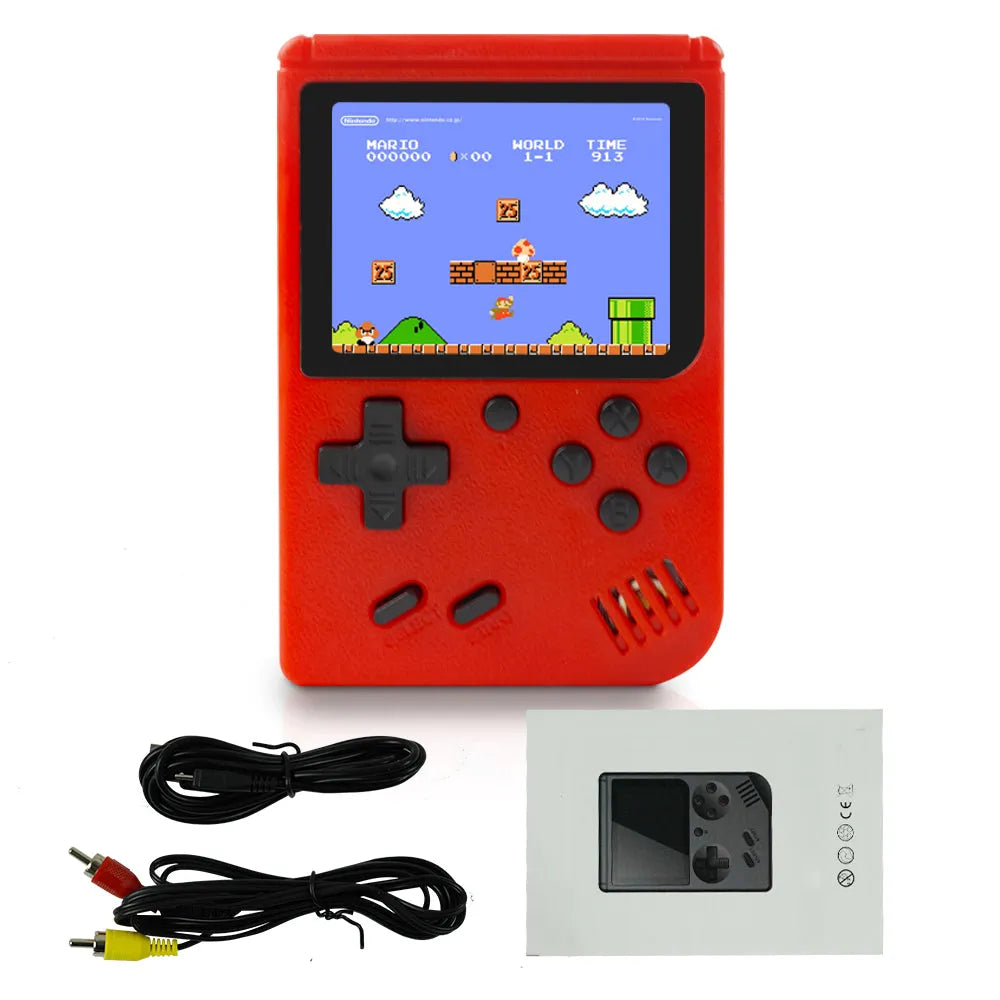 Vibe Geeks Built - in Retro Games Portable Game Console