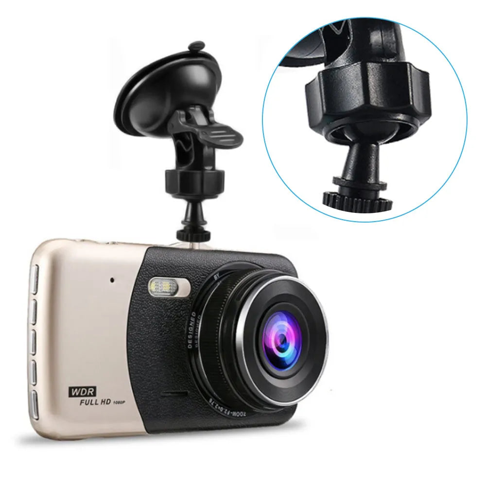 Vibe Geeks 1080P HD Dual Lens Car Dash Cam