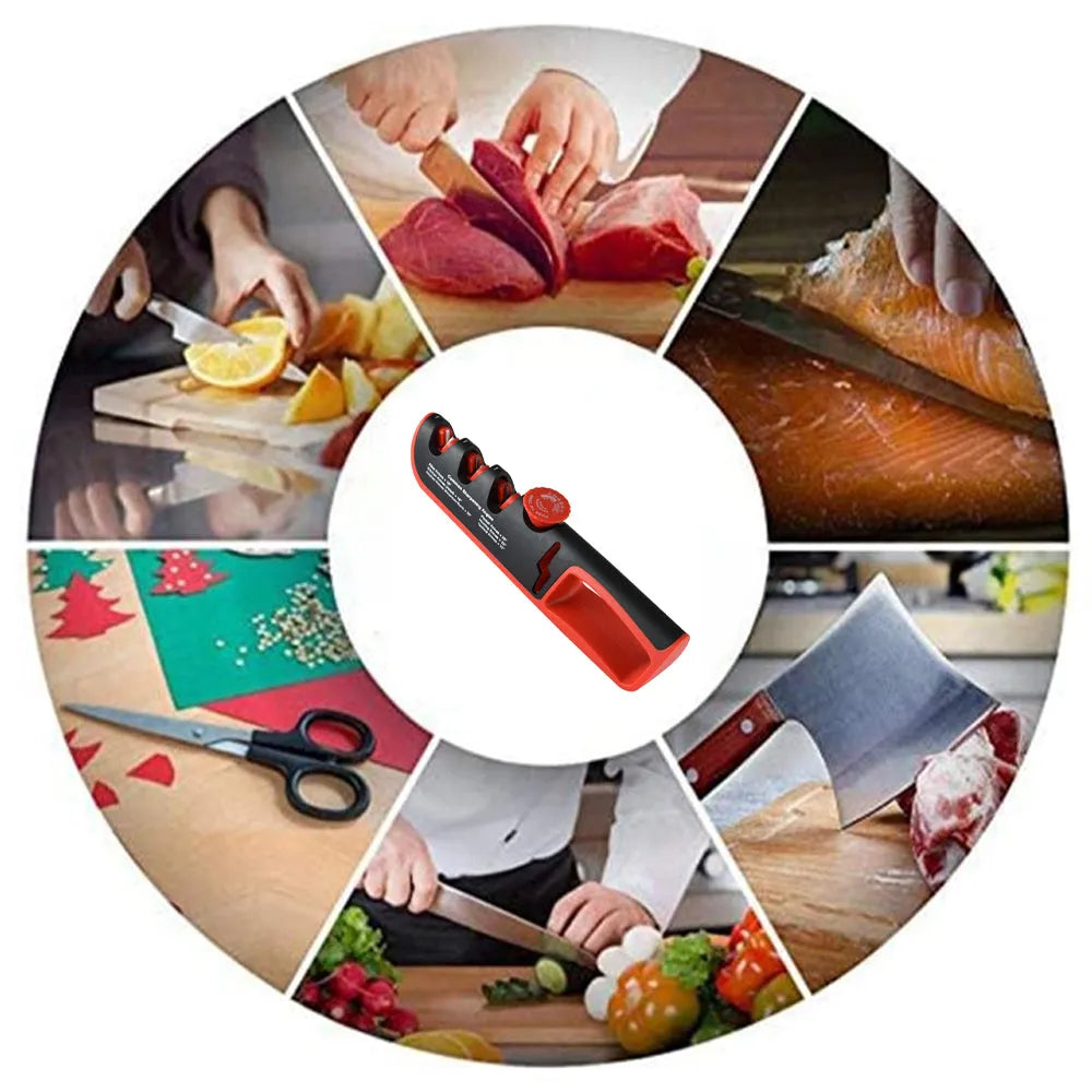 Vibe Geeks 4 IN 1 Multifunctional Adjustable Manual Knife