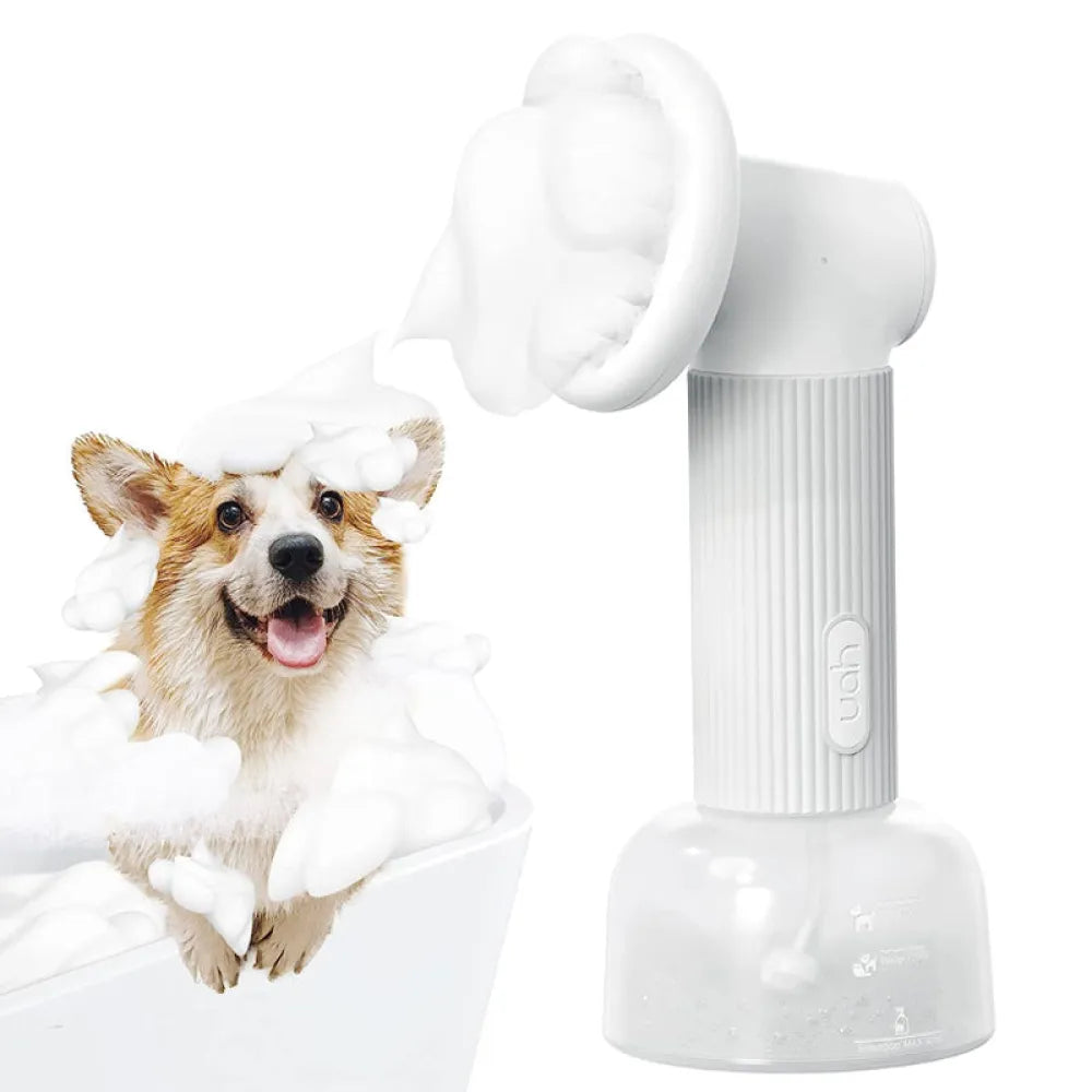 Vibe Geeks Automatic Foaming Silicone Bristles Pet Bathing