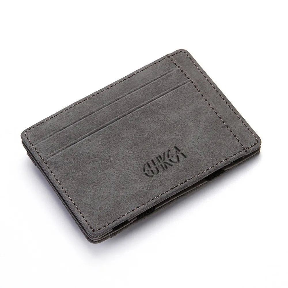 Vibe Geeks 4 Card Slots Ultra Thin Bi - Fold Magic Wallet