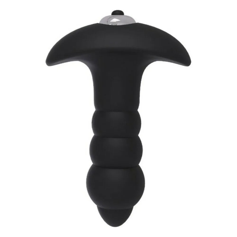 Anal Plug By S Pleasures Bubble Black BlackSilver
