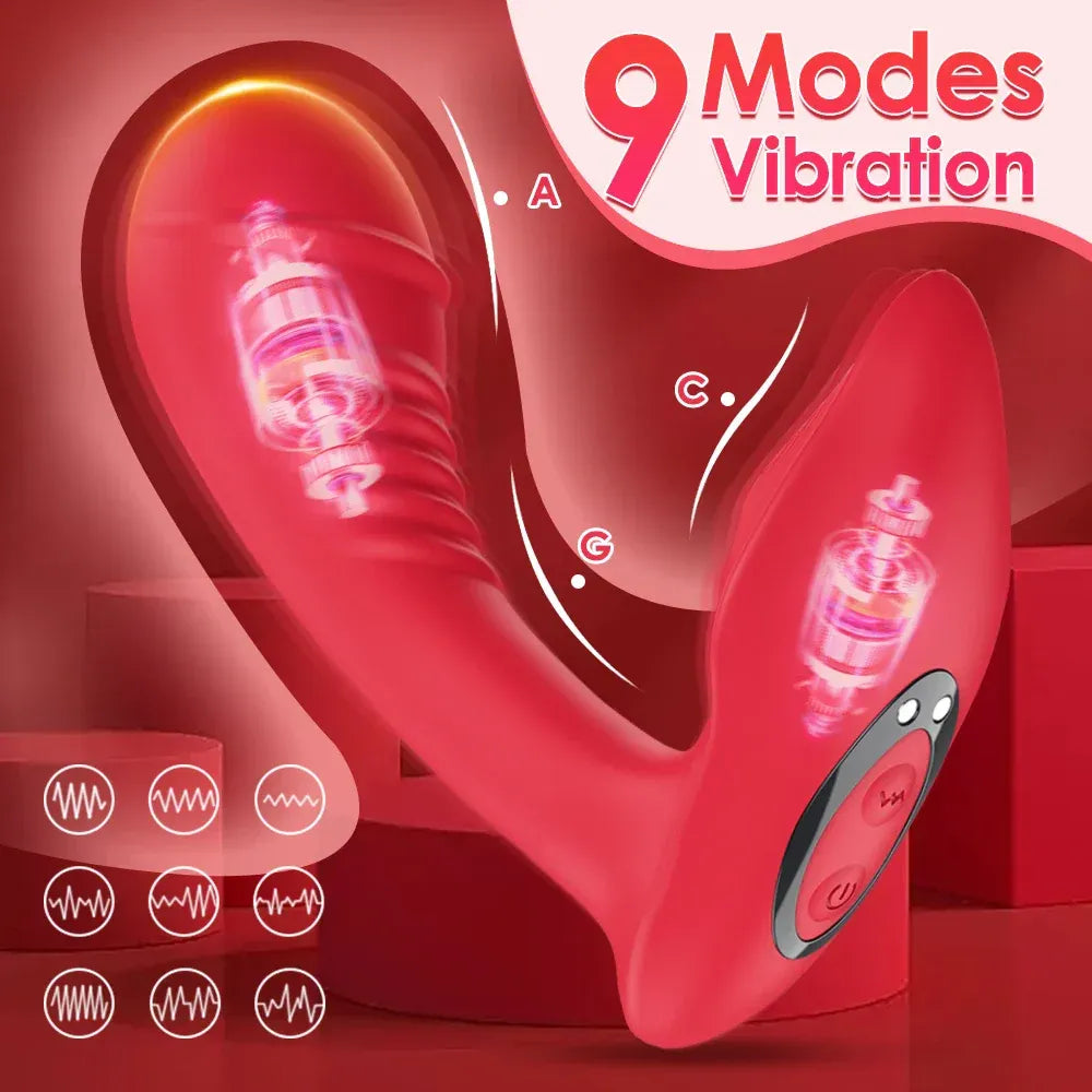 App Controlled G Spot Dildo Panties For Women