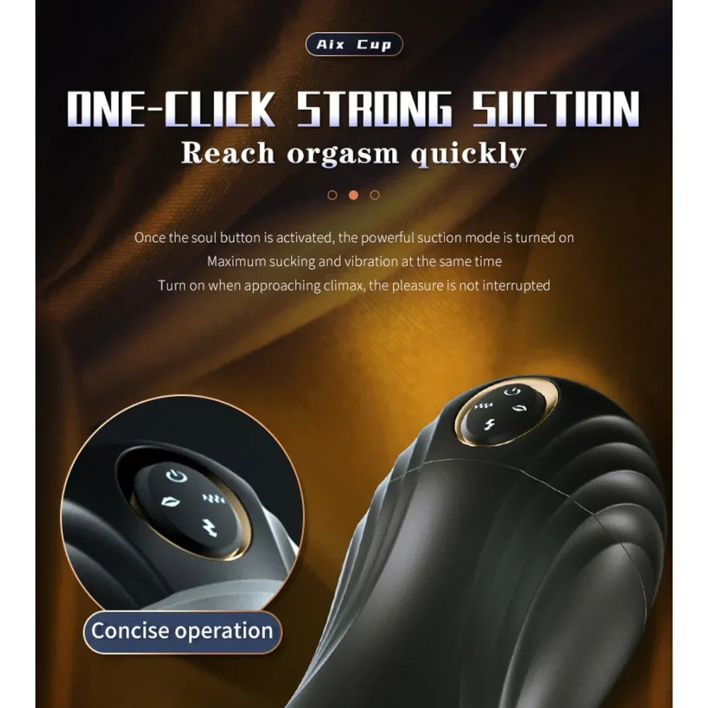 Automatic Sucking Male Masturbation Cup Oral Vagina Adult