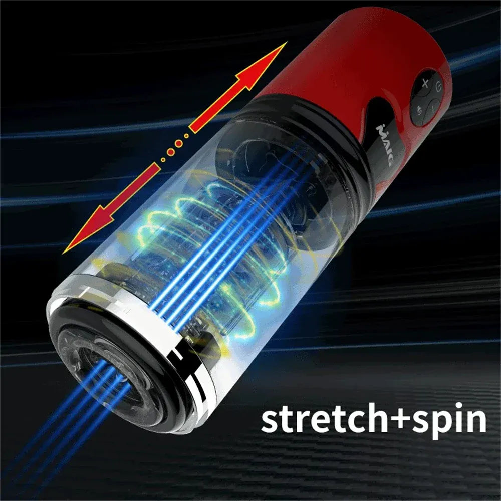Automatic Telescopic Rotating Masturbator Cup for Men