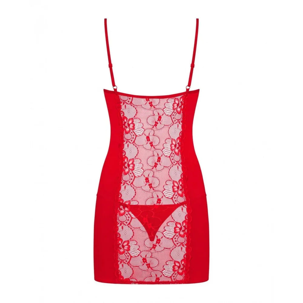 Babydoll By Obsessive Heartina Red S/M