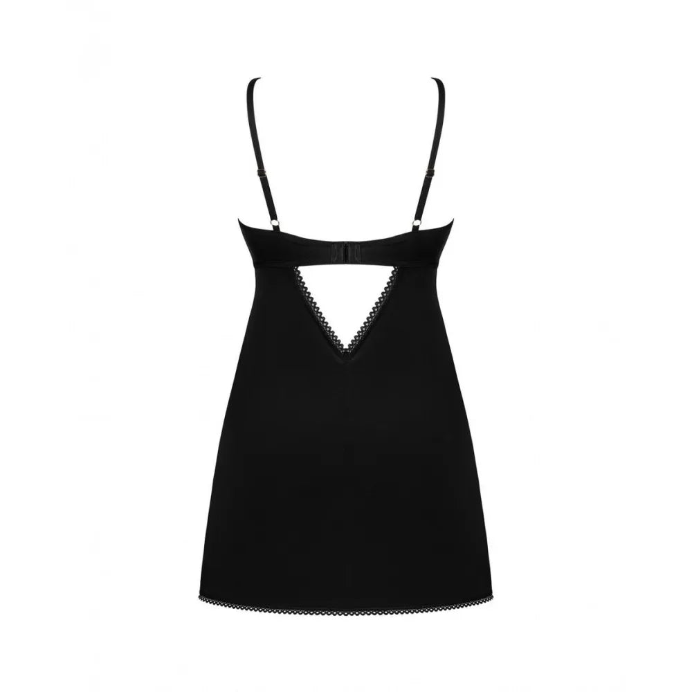 Babydoll &amp; Thong By Obsessive Xl/Xxl