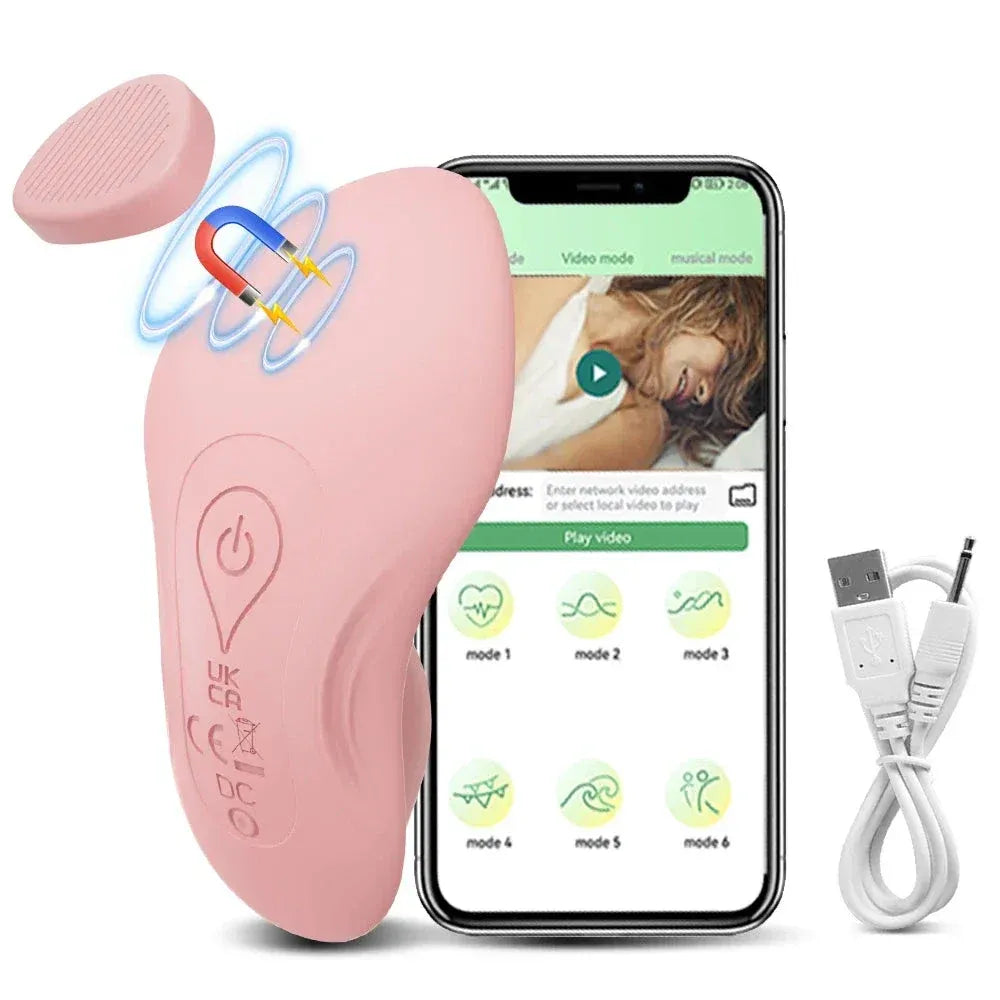 Bluetooth Wearable Vibrator for Women - Magnetic Egg