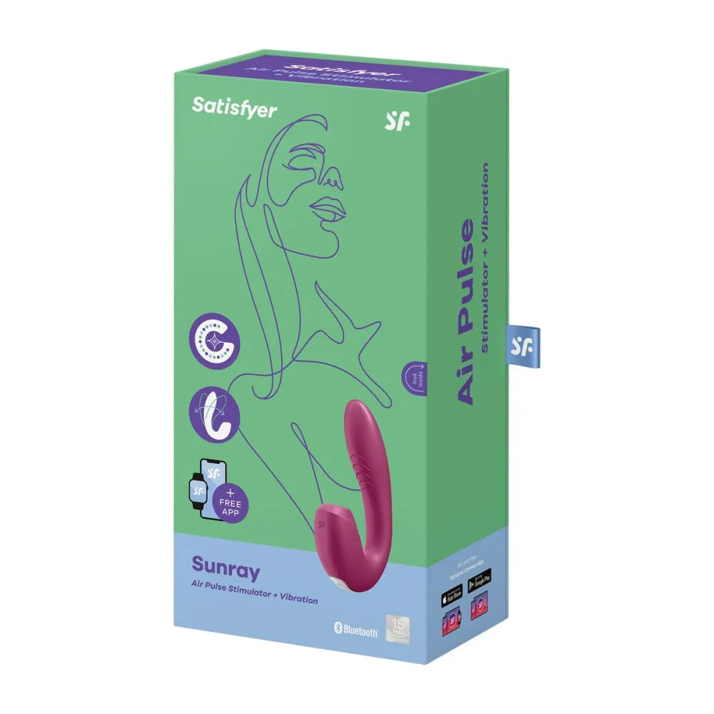 Clitoris Suction Stimulator By Satisfyer Sunray Fuchsia