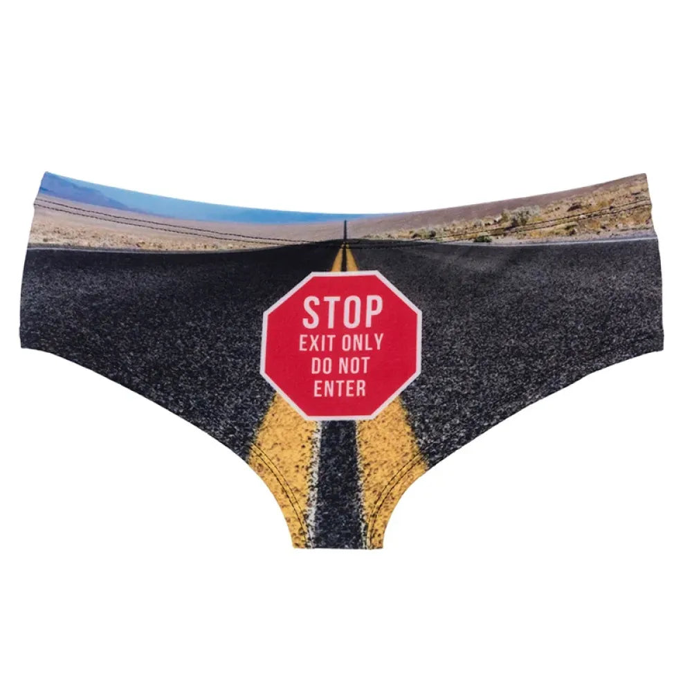 DeanFire New Fashion 3D Road Sign Print Super Soft Women