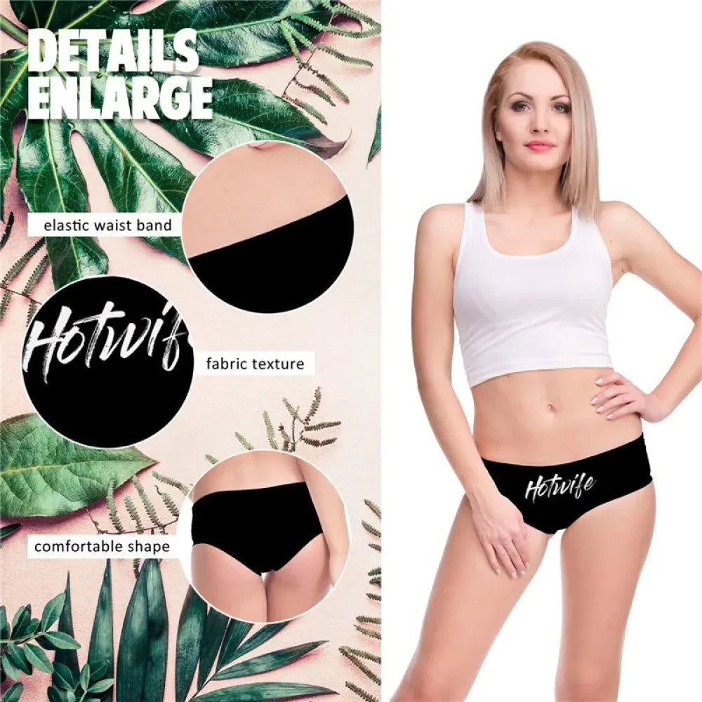 DeanFire Super Soft 3D Panties Underwear Women HOTWIFE