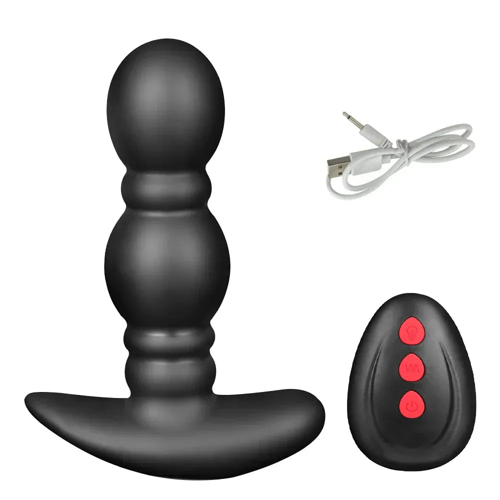 Double Motor Inflatable Anal Plug For Men