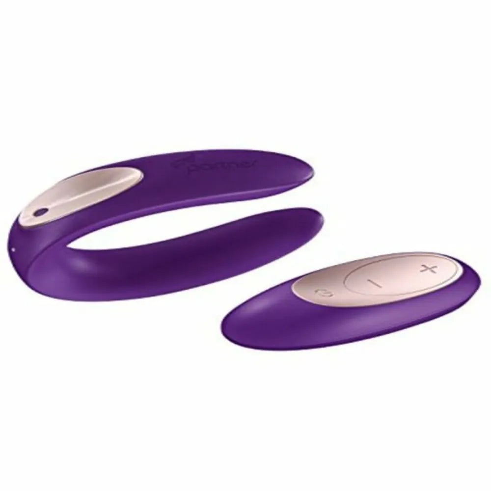 Dual Stimulation Vibe By Satisfyer Partner Plus Violet