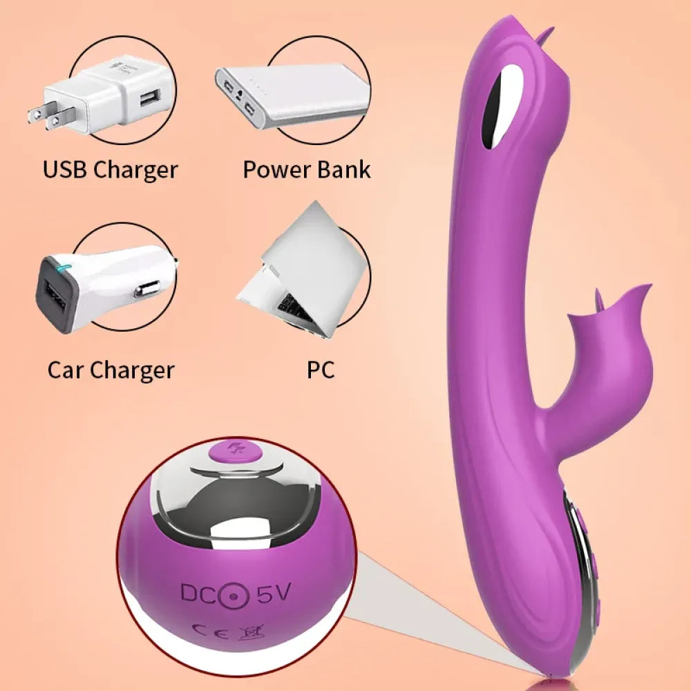 Electric Shock Dildo Vibrator For Women
