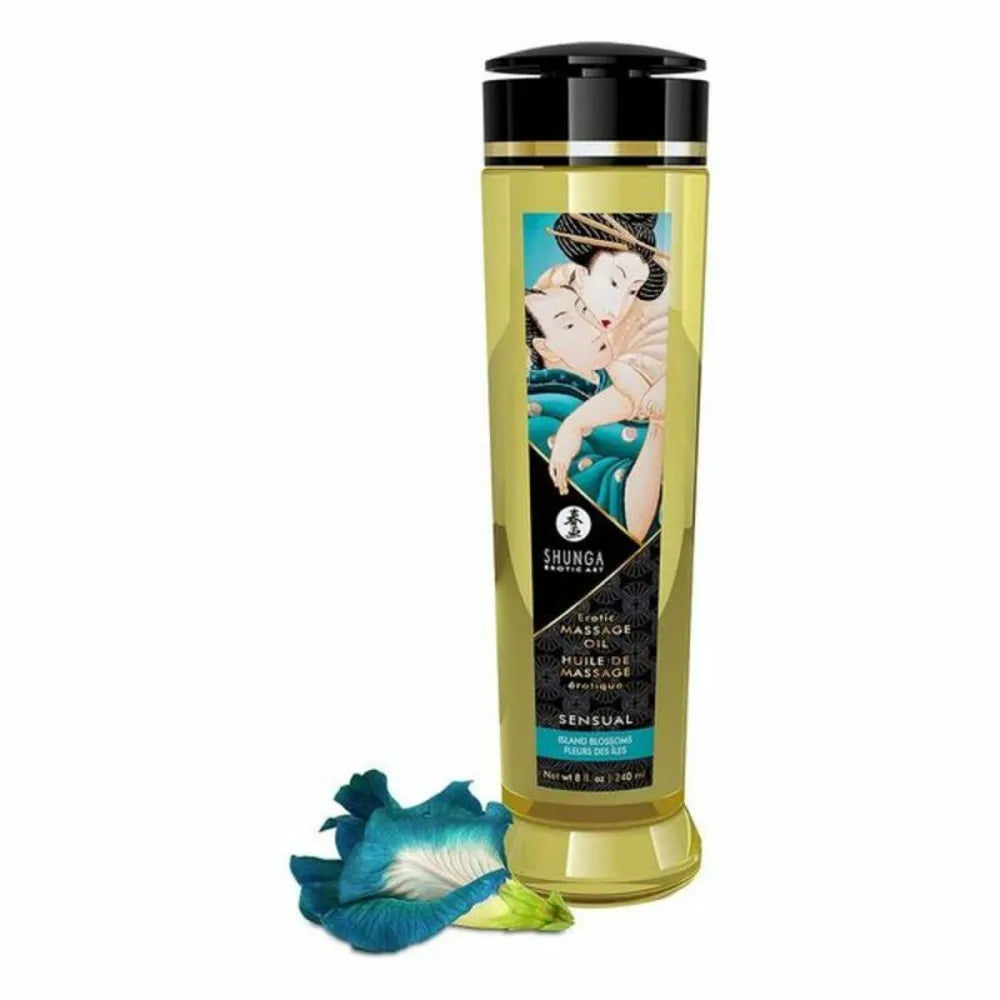 Erotic Massage Oil Island Blossoms By Shunga Sensual 240 Ml