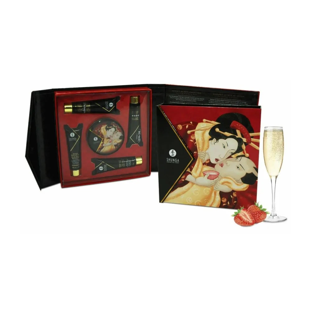 Geisha Sparkling Strawberry Wine By Shunga Sh8208