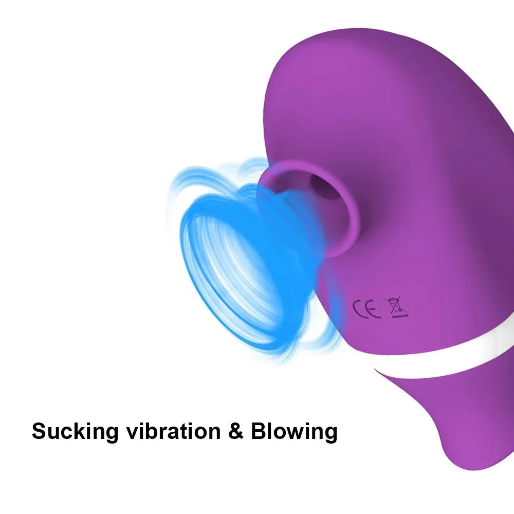 Intense Clit Sucker Oral Tongue Vibrator for Women