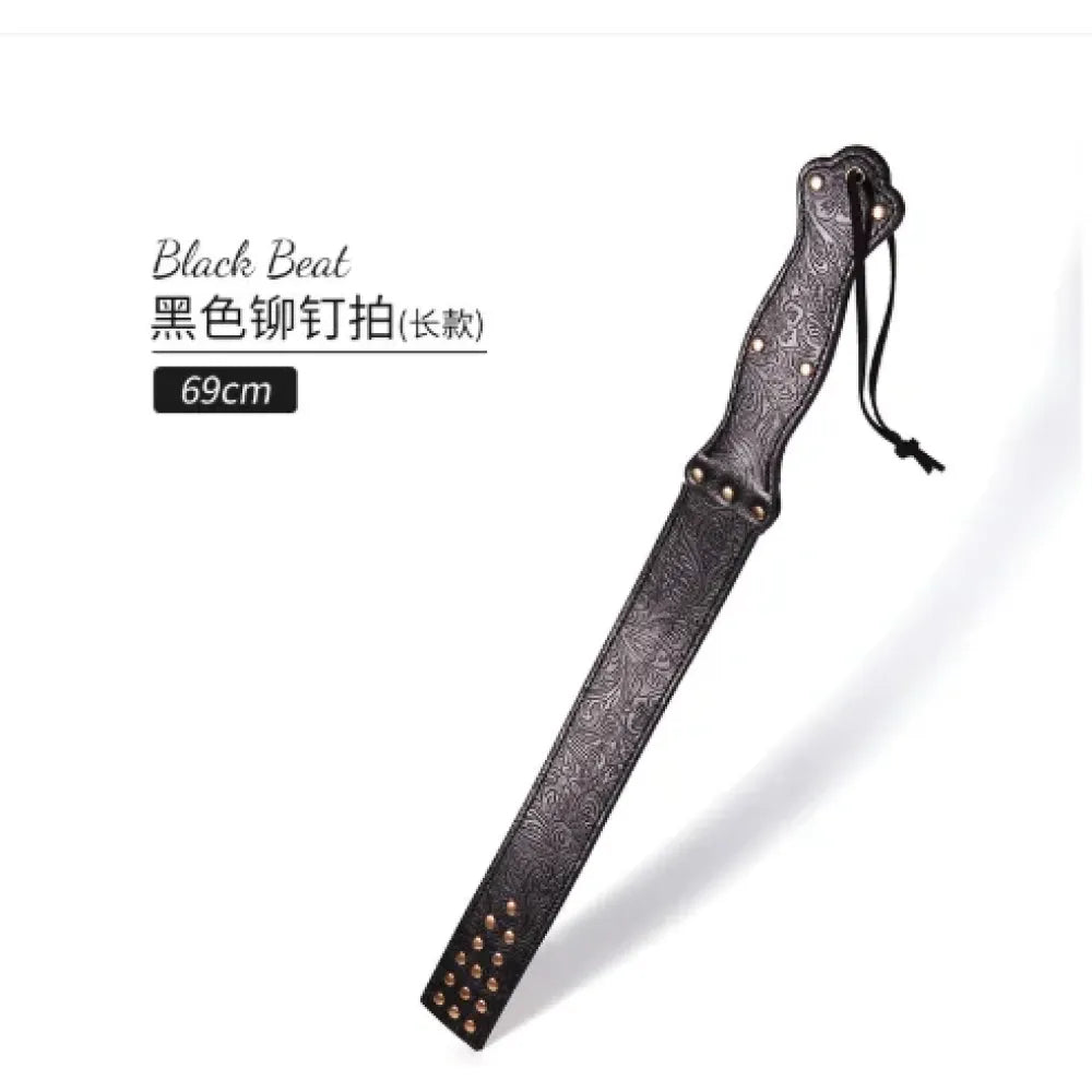 Leather Sex Paddle 22.7In Adult Flogger For Bdsm Play