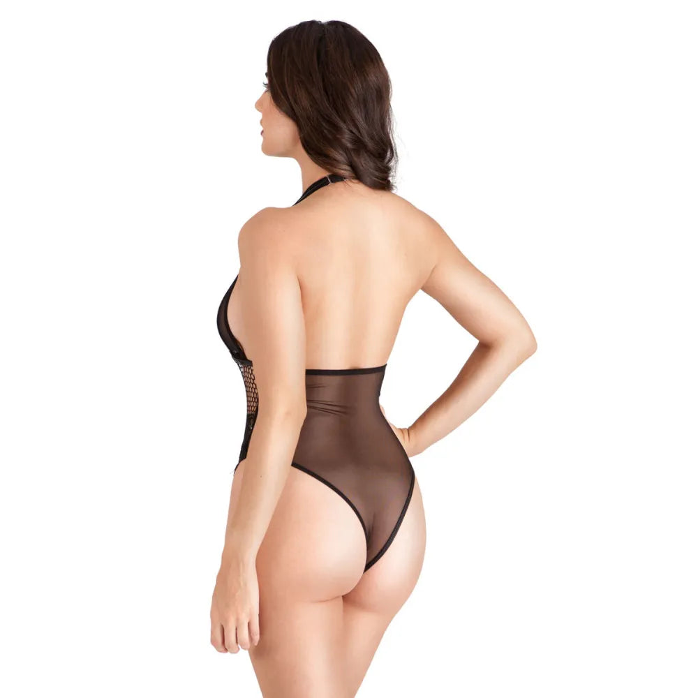 Leotard By S Pleasures Black One Size