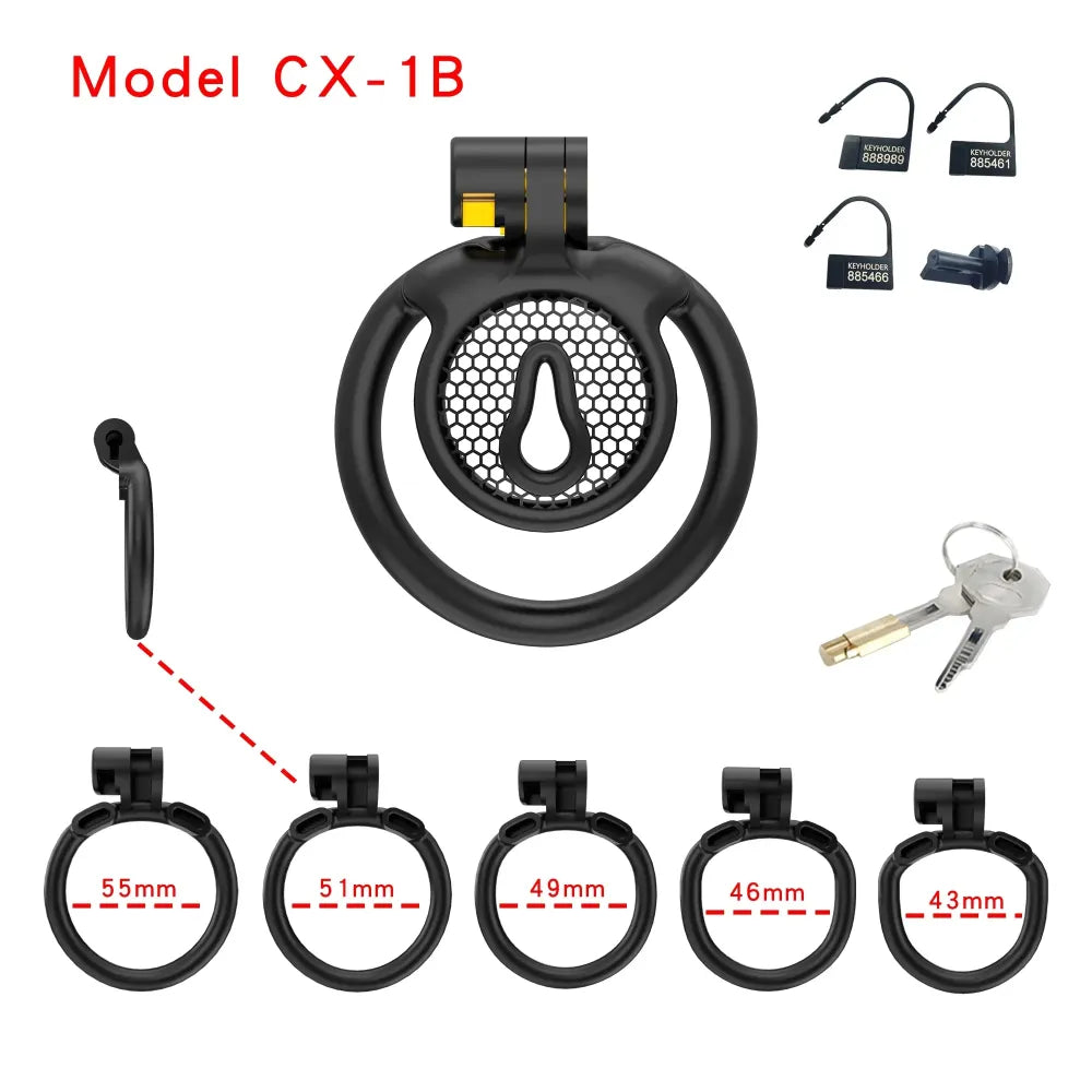 Lightweight Chastity Cage Cock Lock For Men Bondage Sex Toy