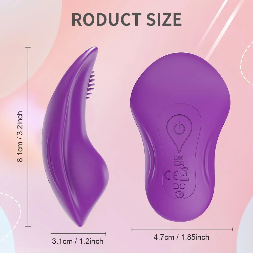 Mini Clit Vibrator for Women Wearable Panties Stimulator