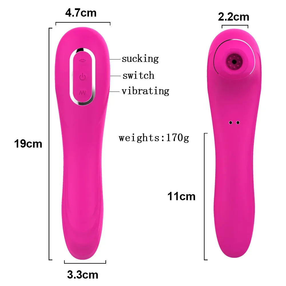 Oral Suction Vibrator for Women - Clitoris Stimulator