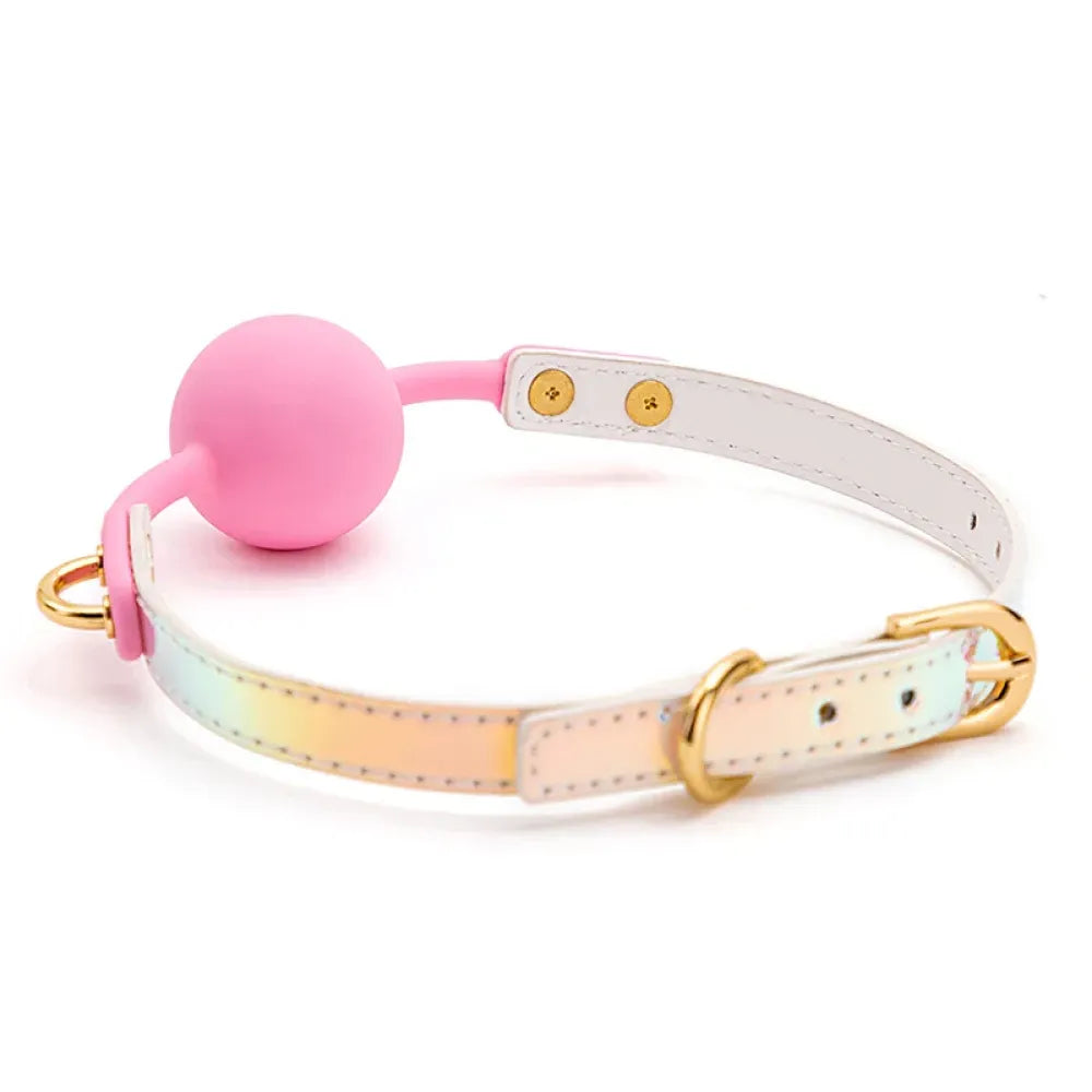 Silicone Ball Gag For Couples Oral Fixation Bondage Gear