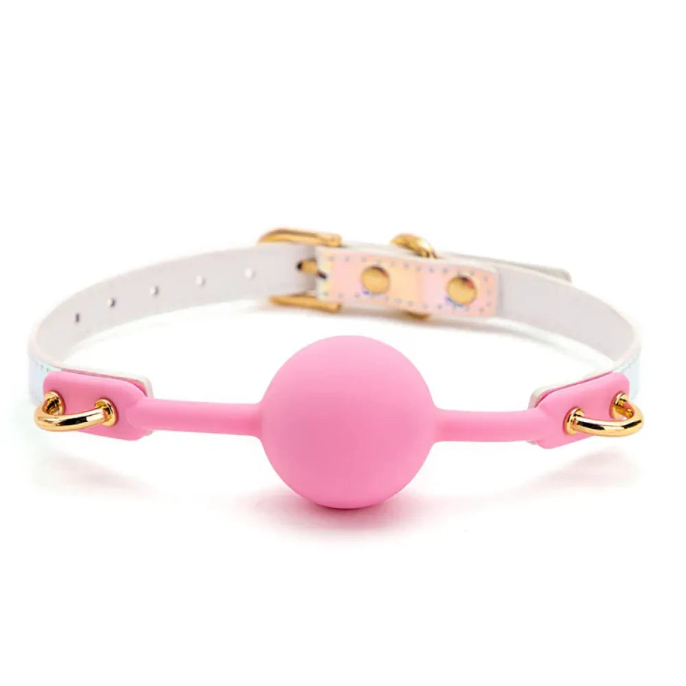 Silicone Ball Gag For Couples Oral Fixation Bondage Gear