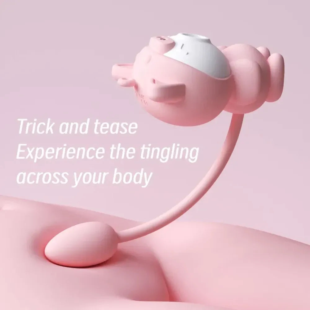 Silicone Sucker Vibrator For Women Clitoral & Nipple