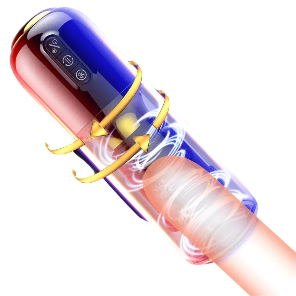 Smart Male Masturbation Toy Telescopic Rotating App