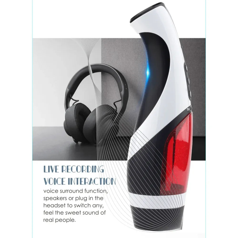 Telescopic Sucking Machine Automatic Masturbator For Oral