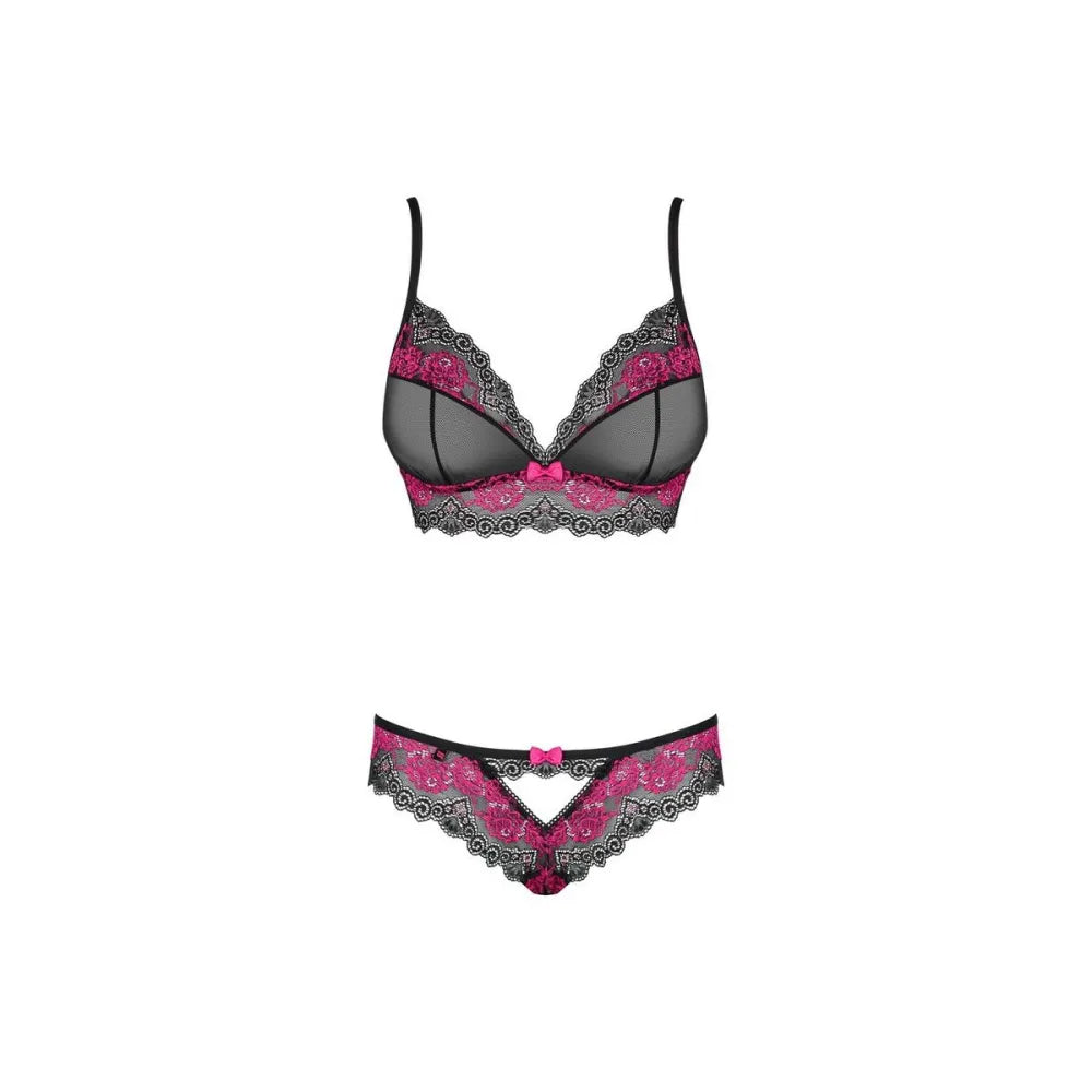 Underwear Set By Obsessive Tulia Black L/Xl