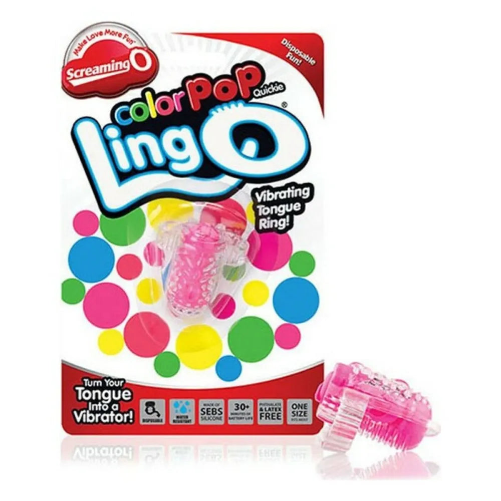 Vibraring Cockring By The Screaming O Color Pop Lingo Pink