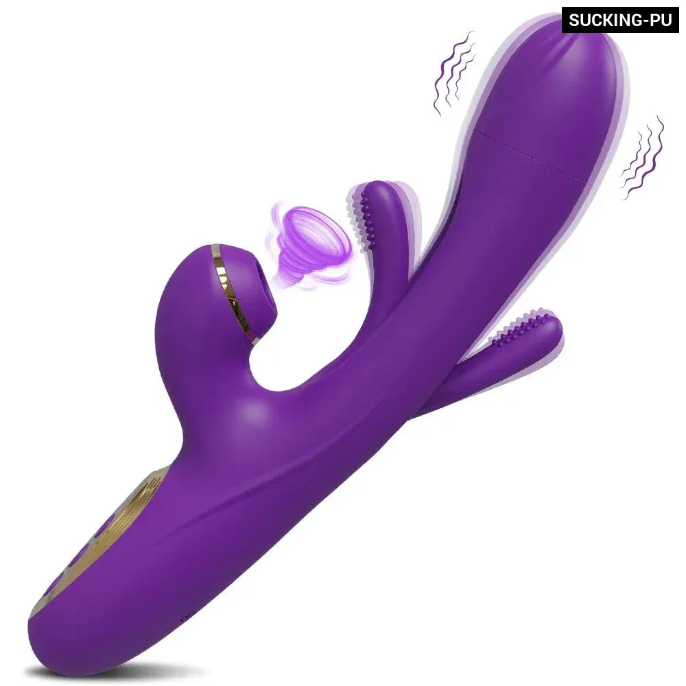 Vibrating Clit Sucker for Women G Spot Rabbit Vibrator