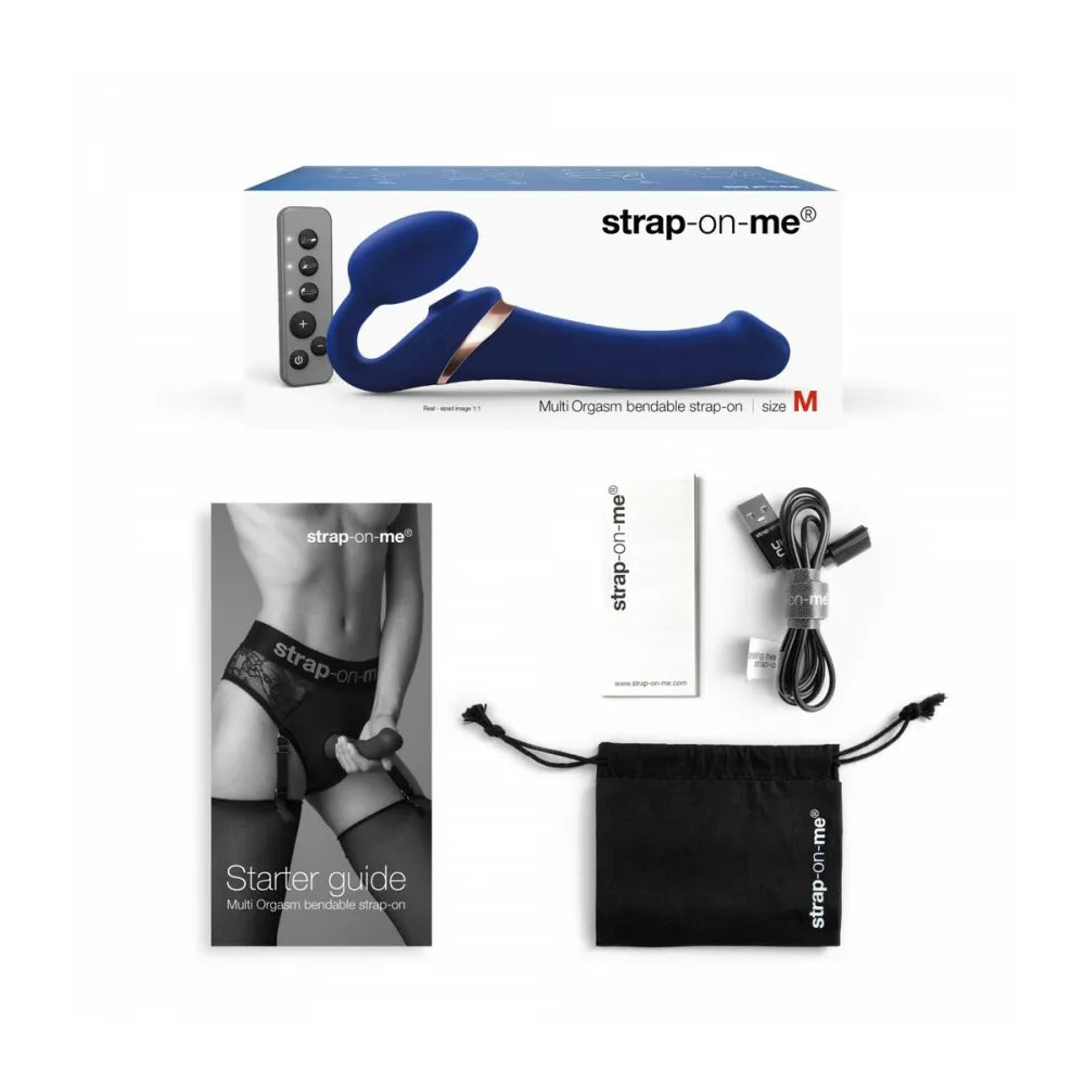Vibrator By Strap-On-Me 6017418 Blue Xl