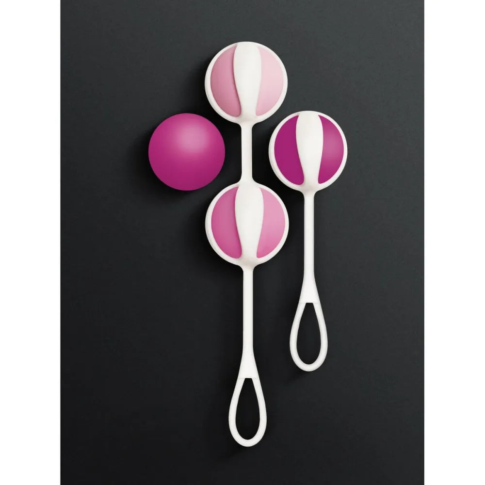 Weighted Kegel Training Kit By Gvibe Geisha Mini Fuchsia