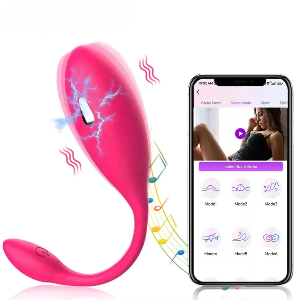 Wireless Electric Shock Egg Vibrator For Women