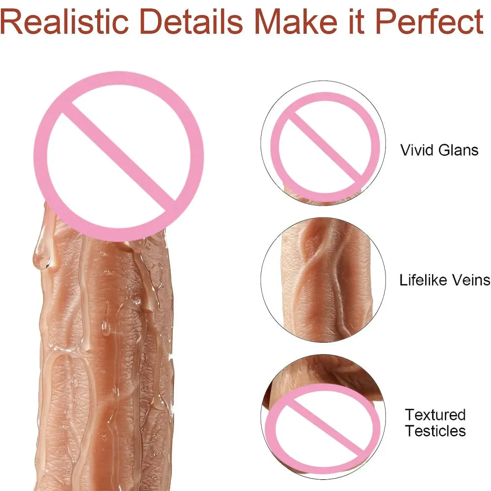 Wireless Remote Dildo - Thrusting & Vibrating