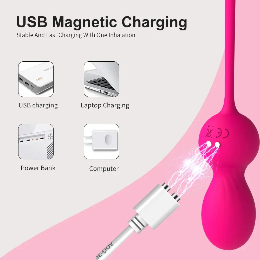 Wireless Vibrating Kegel Balls For Women